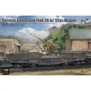 Border Model - German 88mm Flak36 on Ssys Wagon