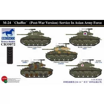   Bronco Models - M-24 Chaffee(Post-War Version) Service In Asia Army force