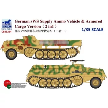   Bronco Models - German sWS Supply Ammo Vehicle & Armored Cargo Version (2 in 1)