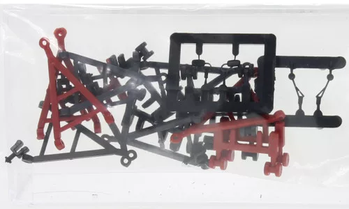 Brekina - Zubehör LKW Deichseln, Stützen, Rückspiegel, 1:87