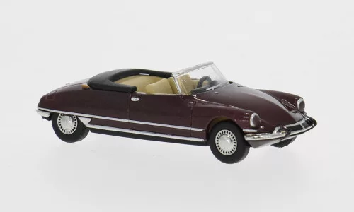 Brekina - Citroen DS 19 Cabrioletdunkelrot 1963