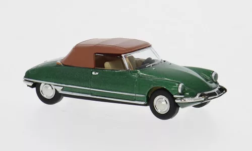 Brekina - Citroen DS 19 Cabrioletgrün 1963