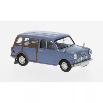Brekina - Austin Mini Countryman blau 1960 Woody 1:87