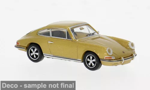 Brekina - Porsche 911, gold, 1964, 1:87