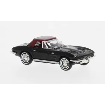 Brekina - Chevrolet Corvette C2 Cabrio black 1962