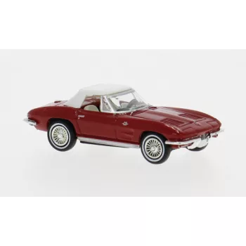 Brekina - Chevrolet Corvette C2 Cabrio red 1962