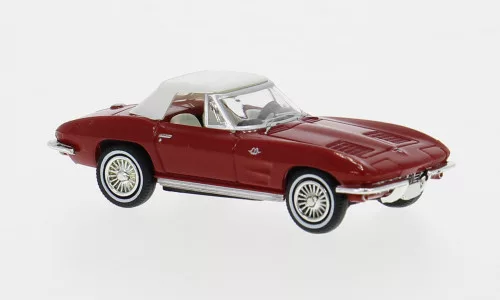 Brekina - Chevrolet Corvette C2 Cabrio red 1962