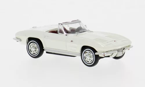 Brekina - Chevrolet Corvette C2 Cabrio weiss 1962