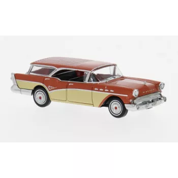   Brekina - Buick Century Caballero, orange/hellbeige, 1957, 1:87