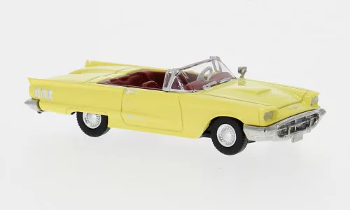 Brekina - Ford Thunderbird Cabriolet hellgelb 1960