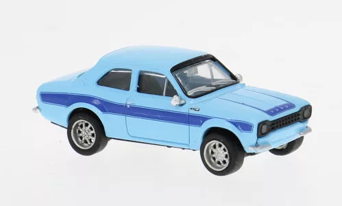 Brekina - Ford Escort RS 1800 MKI hellblau/blau 1969