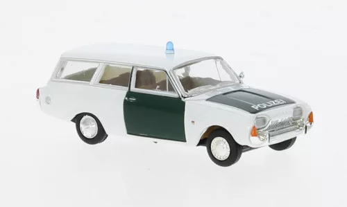 Brekina - Brekina, Ford Taunus P3 Turnier, 1964, Polizei, 1:87