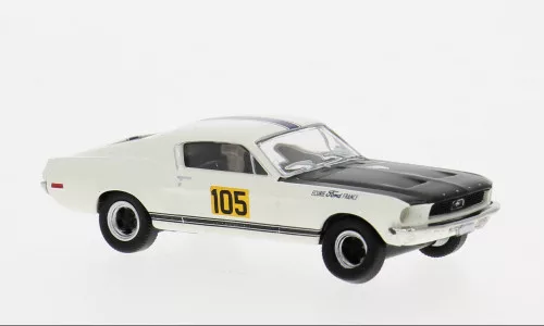 Brekina - Ford Mustang Fastback 1968 Ecurie Ford France #105 1:87