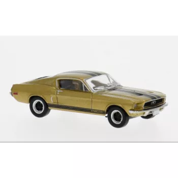 Brekina - Ford Mustang GT 350 Fastback gold/schwarz 1968