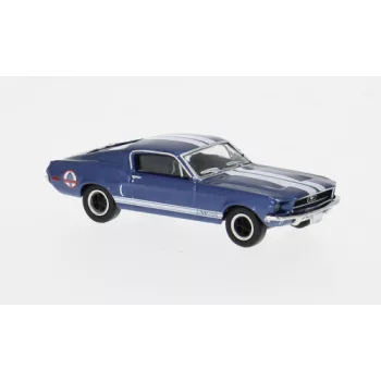 Brekina - Ford Mustang blau/weiss 1968 Shelby
