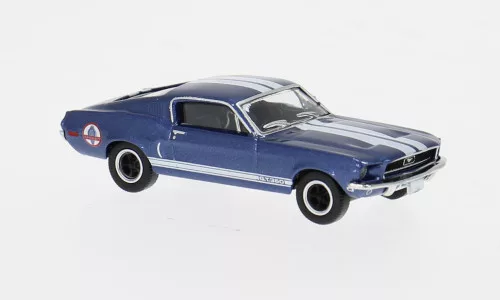 Brekina - Ford Mustang blau/weiss 1968 Shelby