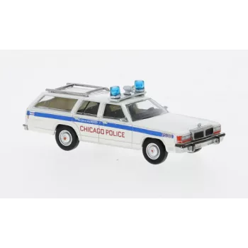 Brekina - Ford LTD Station Wagon, 1979, Chicago Police, 1:87