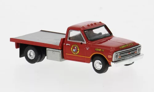 Brekina - Chevrolet Chevrolet C30 Plattform, rot, 1968, Foam 17, 1:87