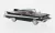 Brekina - Plymouth Fury, schwarz/weiss, 1958, 1:87