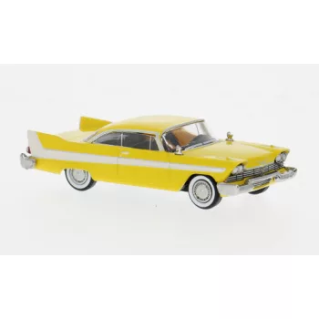 Brekina - Plymouth Fury, gelb/weiss, 1958, 1:87