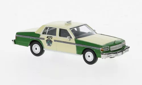 Brekina - Brekina, Chevrolet Caprice, 1987, Chicago Cab, 1:87