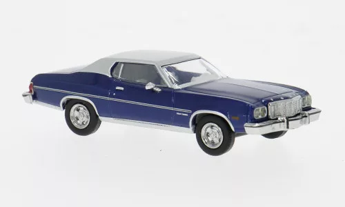 Brekina - Ford Gran Torino, dunkelblau/hellgrau, 1976, 1:87