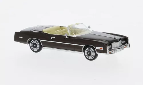 Brekina - Brekina, Cadillac Eldorado Convertible, dunkelbraun, 1976, 1:87