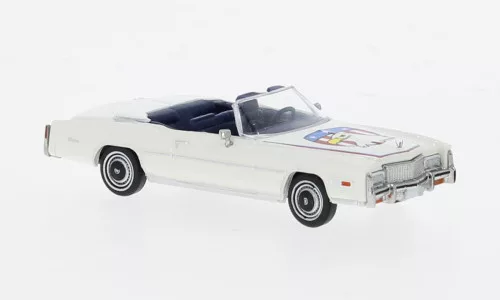 Brekina - Cadillac Eldorado Convertible, weiss, 1976, American Eagle, 1:87