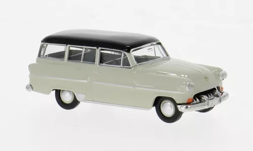 Brekina - Opel Olympia Caravan, grau, 1954, 1:87