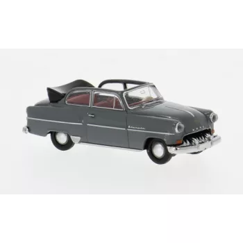 Brekina - Opel Olympia Cabrio, dunkelgrau, 1954, 1:87