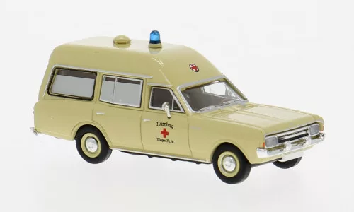 Brekina - Opel Rekord C KTW 1968 DRK Nürnberg 1:87