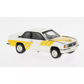 Brekina - Opel Ascona B i400 weiss/gelb 1980