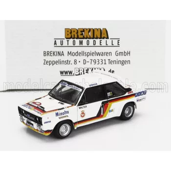   Brekina - FIAT 131 ABARTH N 1 WINNER RALLY HUNSRUECK 1979 WALTER ROHRL - CHRISTIAN GEISTDORFER WHITE