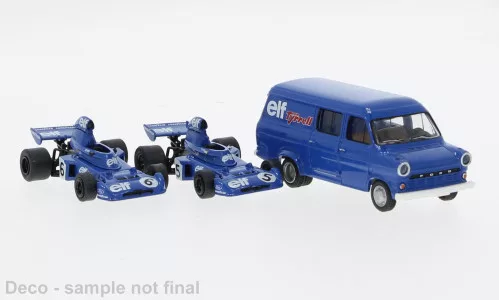 Brekina - Set Tyrrell 006, Formel 1, GP Nürburgring, 1973, Elf, 1:87
