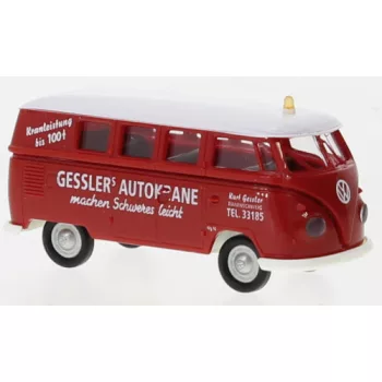   Brekina - Brekina, VW T1b Kombi Gesslers, 1960, Gesslers Autokran, 1:87