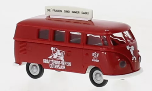 Brekina - Brekina, VW T1b Kombi, 1960, KSV Gütersloh, 1:87