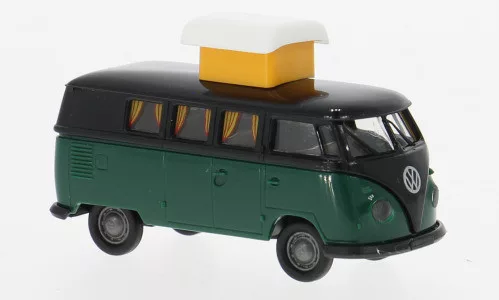 Brekina - VW T1b Camper schwarz/dunkelgrau 1960