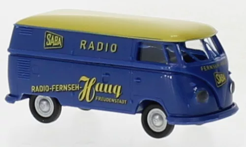 Brekina - Brekina, VW T1b Kasten, 1960, Saba Radio Haug, 1:87