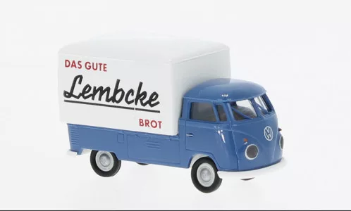 Brekina - Brekina, VW T1b Großraum-Koffer, 1960, Lembcke Brot, 1:87