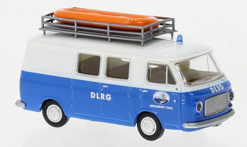 Brekina - Brekina, Fiat 238 Halbbus, 1965, DLRG Stade, 1:87