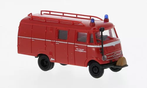 Brekina - Brekina, Mercedes LF 319 LF 8, 1956, Werkfeuerwehr Lanz, 1:87