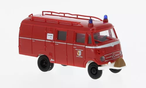 Brekina - Mercedes LF 319 LF 8, 1956, Feuerwehr Gundelfingen, 1:87