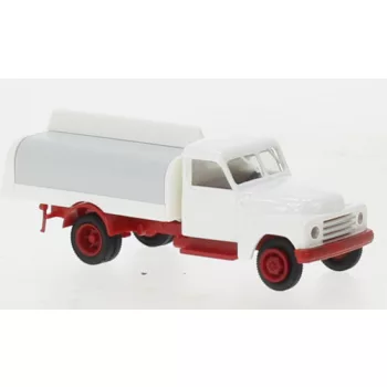   Brekina - Brekina, Hanomag L 28 Getränkeaufbau, weiss/rot, 1950, 1:87