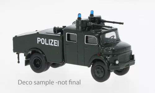 Brekina - Mercedes LA 1113 Wasserwerfer, dunkelgrün, 1966, Polizei, 1:87