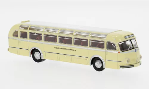 Brekina - Mercedes O 6600 H Reisebus, 1951, Köln Bonner Eisenbahnen AG, 1:87