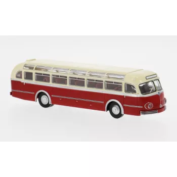   Brekina - Mercedes O 6600 H Reisebus, hellbeige/rot, 1951, 1:87