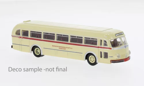 Brekina - Mercedes O 6600 H Stadtbus, 1951, Rheinbahn Düsseldorf	, 1:87