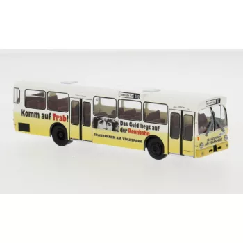   Brekina - Mercedes O 305 Stadtbus, 1972, HHA - Trabrennbahn, 1:87