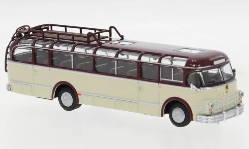 Brekina - Saurer 5 GVF-U dunkelrot/beige 1951