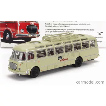   Brekina Plast - Skoda 706 Rto Autobus Esda Strumpfe 1958 Light Grey Beige
